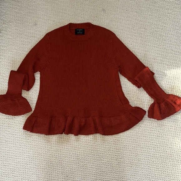 Ulla Johnson Nadine Ruffle Sweater Silk and baby alpaca size medium - Picture 4 of 9
